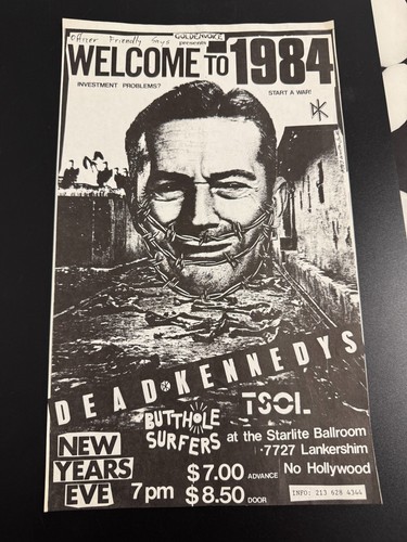 Poster vintage 1984 dead - poster,