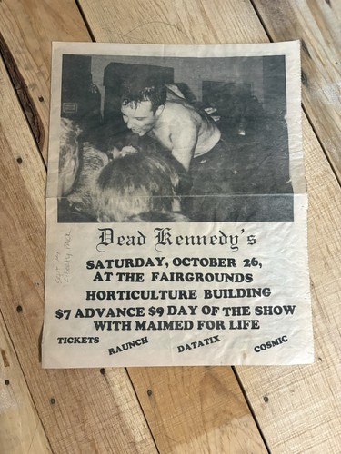 Poster concerto dead - dead, kennedys